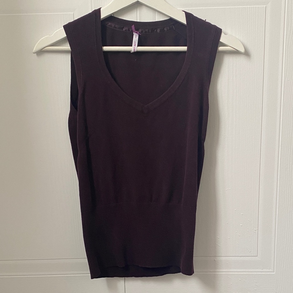 Smart Set Deep Purple Sleeveless Tank Top